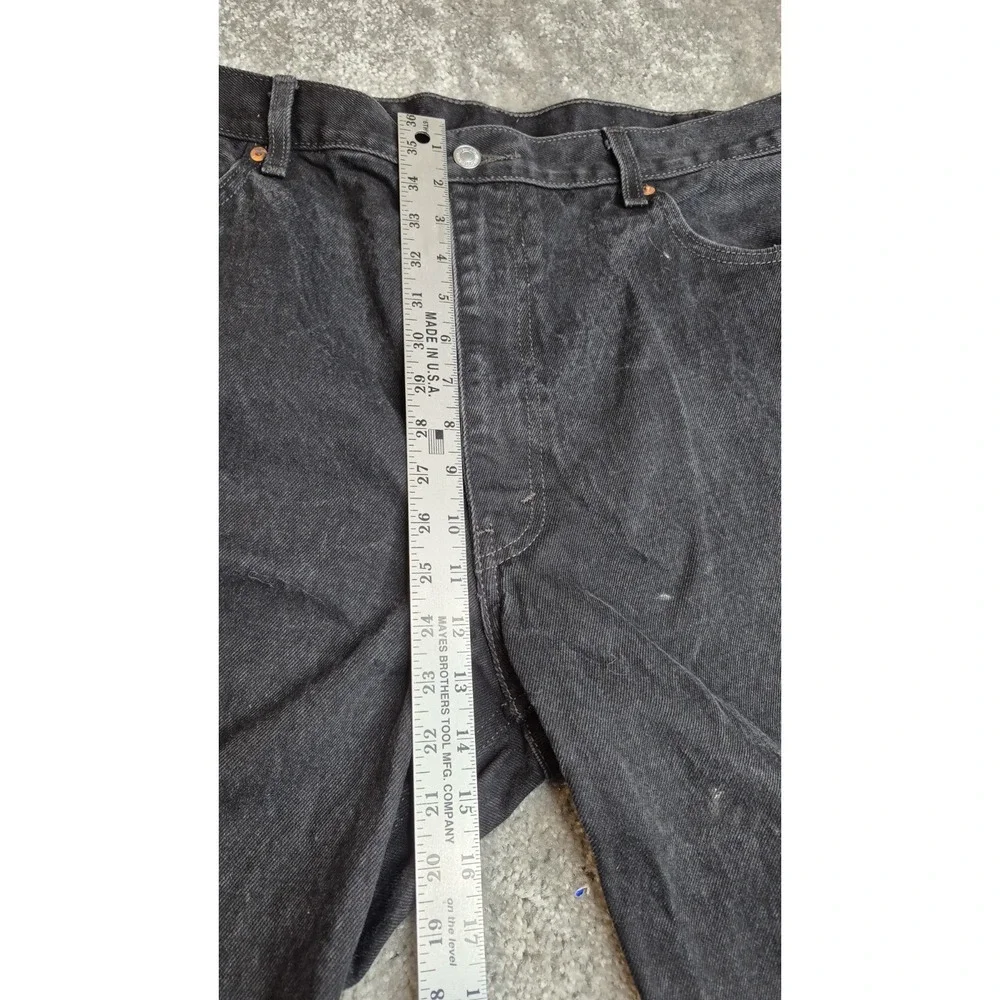 VTG Levis 550 Jeans Mens‎ 44x30 Black Made in USA 90s Y2K Relaxed